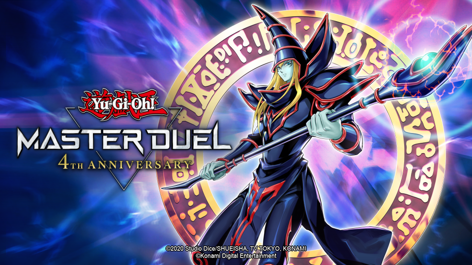 Yu-Gi-Oh! MASTER DUEL celebra su cuarto aniversario con Dark Magician como&nbsp;protagonista