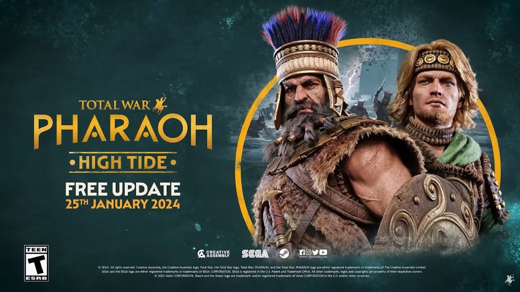 Total War PHARAOH: la actualización gratuita High Tide llega&nbsp;pronto