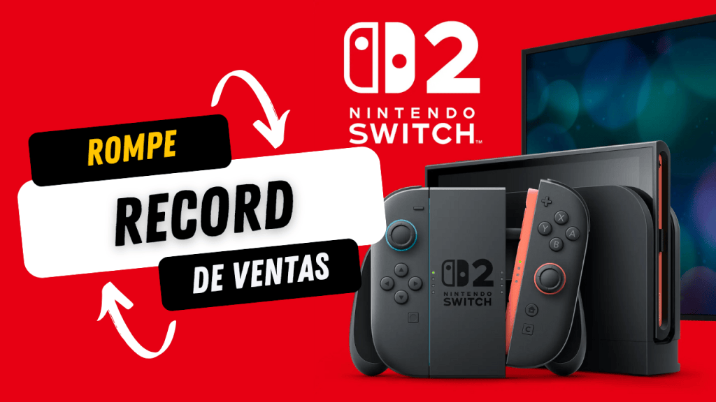 Nintendo Switch 2 rompe récords con 3.5 millones de unidades vendidas en solo cuatro&nbsp;días