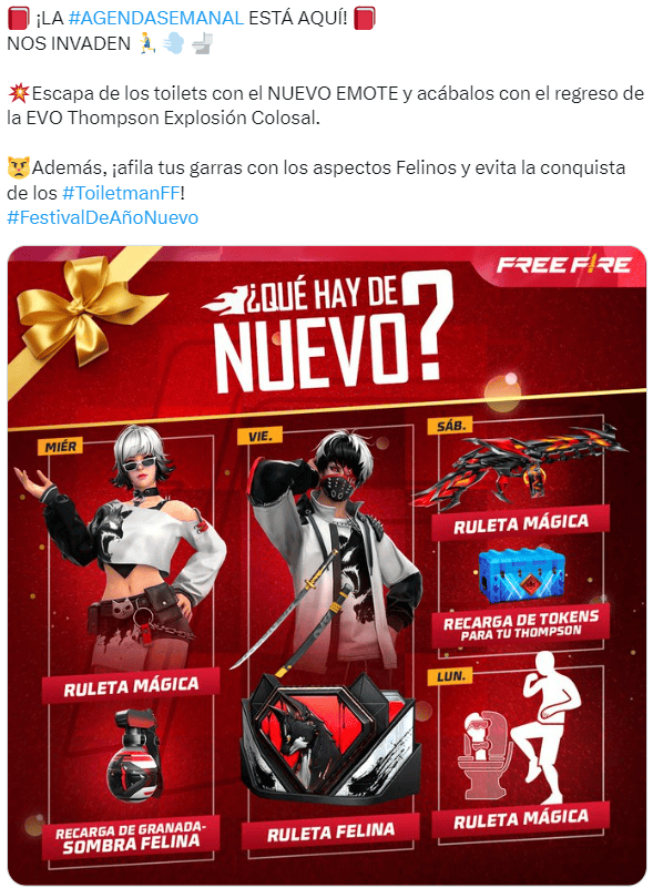Free Fire x Skibidi Toilet