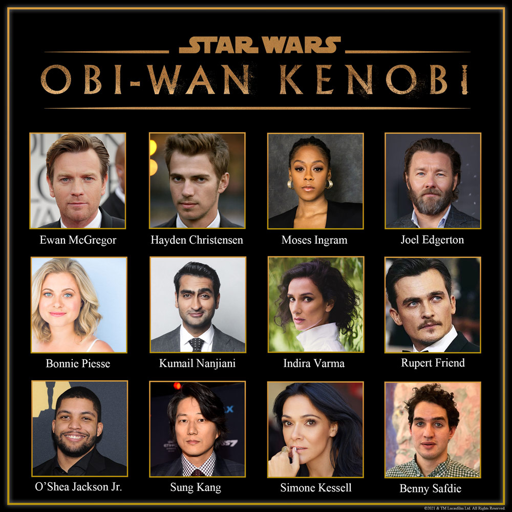 El elenco completo