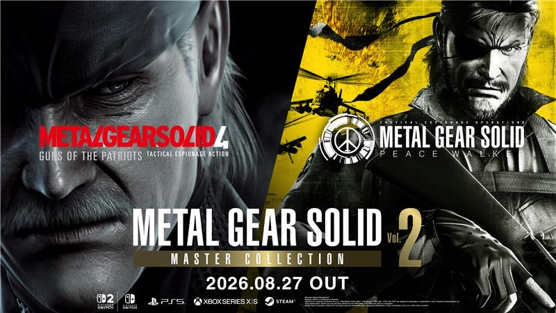 METAL GEAR SOLID: MASTER COLLECTION Vol. 2 llega este año con Metal Gear Solid&nbsp;4